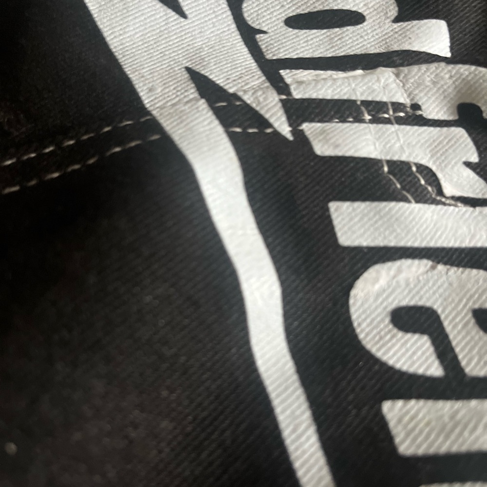 Supreme Black and White Logo Tee